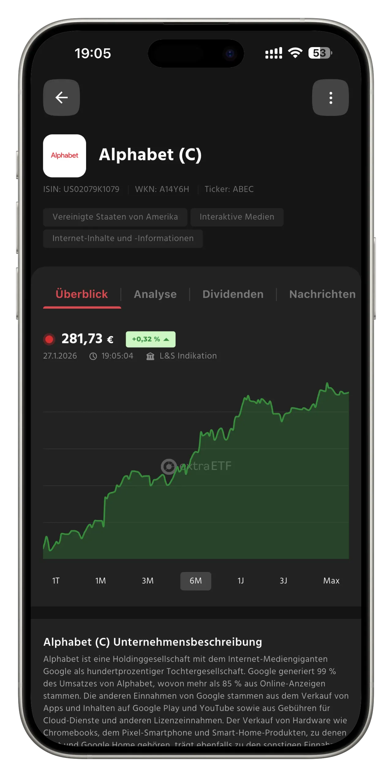 Equity Page