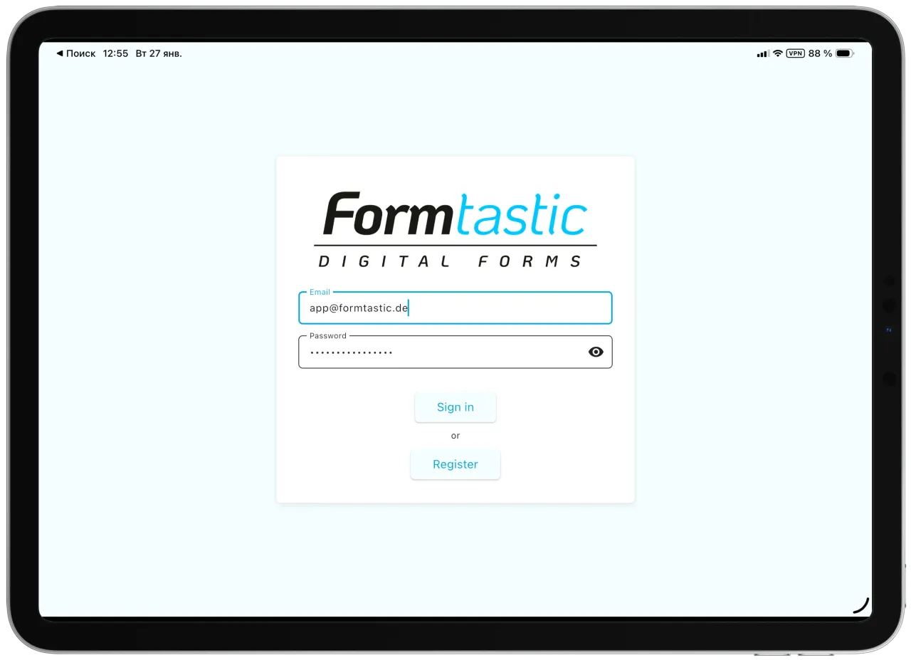 Auth Screen